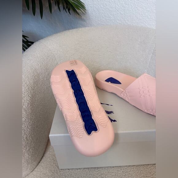 Burberry Pink checked Sandals Minimalist Slide 37 - Picture 5 of 9